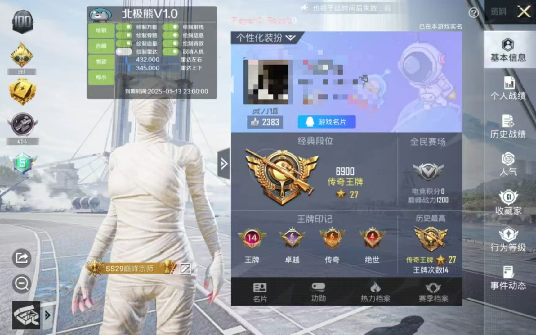 和平精英《迪达拉pro》辅助